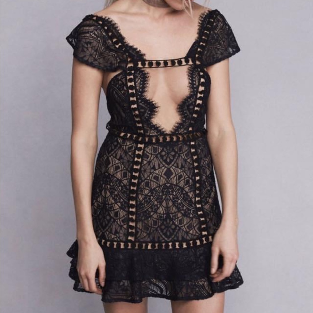 For Love and Lemons lace dress